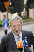 Jean-Claude Juncker à son arrivée au Conseil européen le 24 mars 2011 © SIP / JOCK FISTICK