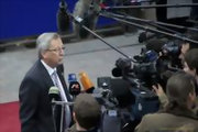 Jean-Claude Juncker, à son arrivée au Conseil européen sur la Libye, 11 mars 2011 (source: Conseil)