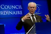 Herman Van Rompuy, conférence de presse à l'issue du Conseil européen consacré à la Libye et l'Afrique du Nord, 11 mars 2011 (source: Conseil)