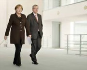 Angela Merkel a reçu Jean-Claude Juncker à Berlin le 4 mars 2011