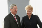 Jean-Claude Juncker et Dalia Grybauskaité à Vilnius le 3 mars 2011 (c) Présidence de la République de Lituanie