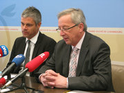 Rencontre Jean-Claude Juncker-Laurent Wauquiez, Luxembourg, 13 avril 2011