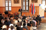 Jean Asselborn devant le public, Nuremberg, 4 mai 2011