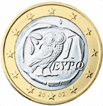 1 euro grec (source: BCE)
