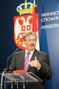 Jean Asselborn à Belgrade, Serbie, le 17 mai 2011