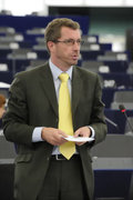 L'eurodéputé Frank Engel intervenant lors du débat sur les perspectives budgétaires 2014-2020 le 8 juin 2011 (c) Parlement européen 2011
