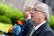 Jean-Claude Juncker à son arrivée au sommet le 21 juillet 2011 (c) Le Conseil de l'UE