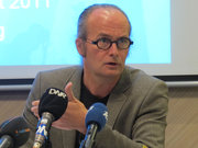 Claude Turmes, conférence de presse bilan des membres luxembourgeois du PE,  1er juillet 2011