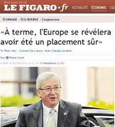 L'entretien accordé par Jean-Claude Juncker sur le site www.lefigaro.fr le 2 août 2011