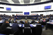 Discours sur l'état de l'Union : José Manuel Barroso fait face au Parlement européen le 28 septembre 2011 (c) Parlement européen
