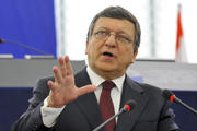 José Manuel Barroso tenant son discours sur l'état de l'Union devant le Parlement européen le 28 septembre 2011 (c) Parlement européen