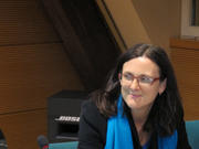 La commissaire européenne Cecilia Malmström, le 27 octobre 2011 à Luxembourg