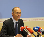 Luc Frieden à l'issue du Conseil ECOFIN le 4 octobre 2011