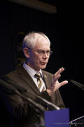 Herman Van Rompuy a présidé le Conseil européen et le sommet de la zone euro du 23 octobre 2011 (c) Conseil de l'UE