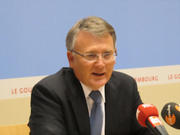 Nicolas Schmit le 27 octobre 2011 à l'issue du Conseil JAI à Luxembourg