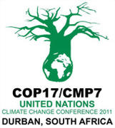 La Conférence sur les changements climatiques de l’ONU aura lieu à Durban du 28 novembre au 9 décembre 2011