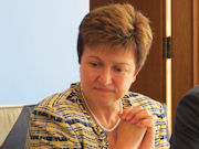 Kristalina Georgieva à Luxembourg le 17 octobre 2011
