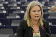 Edite Estrela, rapporteur sur la révision de la directive sur le congé maternité le 25 octobre 2011 (c) Parlement européen 2011