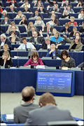 Le vote du budget de l'UE 2012 au Parlement européen le 26 octobre 2011 © European Union 2011 PE / Pietro Naj-Oleari