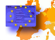 Carte bleue de l'UE. Source: PE