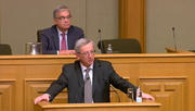 Jean-Claude Juncker à la Chambre des députés le 26 janvier 2012