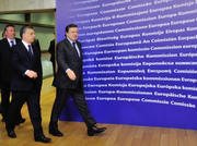 José Manuel Barroso reçoit Viktor Orban à la Commission, le 24 janvier 2012 source: Commission