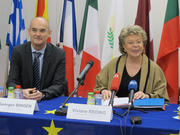 Viviane Reding, le 13 janvier 2012 à Luxembourg