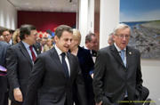 Nicolsa Sarkozy et Jean-Claude Juncker au sommet informel du 30 janvier 2012 (c) Le Conseil de l'UE