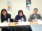 Chiara Petracca, Paola Cairo et Sergio Cuesta au CLAE le 9 février 2012