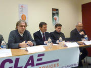 Antoni Montserrat, José de Carvalho, José Trindade et Furio Berardi au CLAE le 9 février 2012