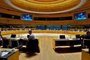 Salle de réunion à Luxembourg du Conseil Agriculture du 26 avril 2012