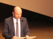 Etienne Schneider, lors de son intervention à la Journée de la propriété intellectuelle, le 26 avril 2012