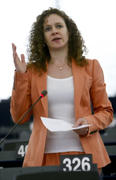 Sophia In't Veld durant l'assemblée plénière  © European Union 2012 EP