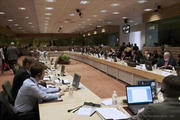 La salle de réunion du Conseil Agriculture du 14 et 15 mai 2012