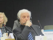 Philippe Herzog, de Confrontations Europe, lors de la conférence internationale organisée les 18 et 19 mai 2012 par l’IEEI du Luxembourg, le New Policy Forum et Notre Europe sur l'Europe du 21e siècle