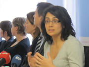 Mireille Zanardelli, chercheuse au CEPS, a présenté la première publication consacrée au vieillissement actif le 3 mai 2012