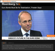Luc Frieden sur Bloomberg TV le 23 mai 2012. Source : www.bloomberg.com