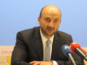 Etienne Schneider à la sortie du Conseil Energie le 15 juin 2012