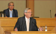 Jean-Claude Juncker devant la Chambre des députés le 3 juillet 2012