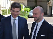 Arnaud Montebourg et Etienne Schneider à Luxembourg le 16 juillet 2012