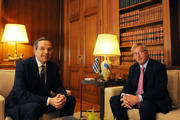 Antonis Samaras et Jean-Claude Juncker © www.flickr.com/photos/primeministergr