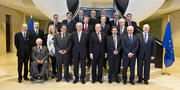 Le comité des gouverneurs de l'ESM réuni pour la première fois le 8 octobre 2012 à Luxembourg (c) UE 2012