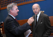 Jean Asselborn et son homologue français, Laurent Fabius, au Conseil "Affaires étrangères" du 15 octobre 2012 à Luxembourg  source: Consilium