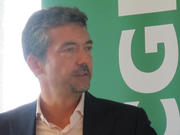 Le président de l'ALPL, Paul Reuter, le 3 octobre 2012 lors de la conférence de presse de son syndicat
