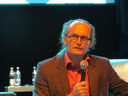 Conférence de la Gréng Stëftung sur le gaz de schiste: l'eurodéputé Claude Turmes, le 24 octobre 2012 à Luxembourg