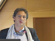 Pierre-Henir Tavoillot, professeur de philosophie à la Sorbonne, le 20 octobre 2012, lors des Rencontres européennes à Luxembourg
