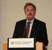 Jean Asselborn, lors de son discours au Crédit Agricole à Luxembourg, le 2 octobre 2012