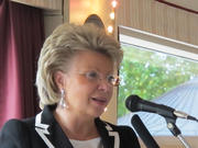 20e anniversaire du Marché unique: la vice-présidente de la Commission européenne, Viviane Reding