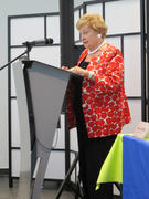 Astrid Lulliung, eurodéputée et membre de la Commission AGRI, à la conférence-débat sur la PAC du 29 septembre 2012
