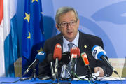 Jean-Claude Juncker à l'issue du Conseil européen, le 23 novembre 2012 (c) SIP / Jock Fistick